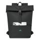 6. Rivacase Gremio City Backpack Black Polyester, Recycled Polyethylene Terephthalate (rPET)