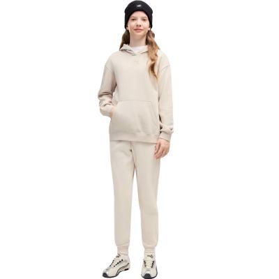 5. Kids' Puma ESS Centered Cat Logo Relaxed Hoodie beige 692973 82