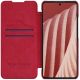 4. Nillkin Qin leather holster case for Samsung Galaxy A73 red