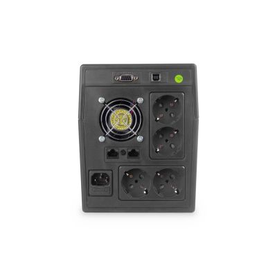4. UPS Line-Ineractive LCD, 1500VA/900W2x12V/9Ah, AVR, 4xSCHUKO, USB, RS232, RJ45