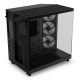 6. NZXT H6 FLOW RGB MIDI TOWER COMPUTER CASE WITH WINDOW BLACK