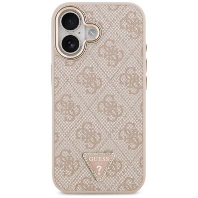3. Guess 4G Triangle Logo MagSafe Case for iPhone 17 - Rose Gold