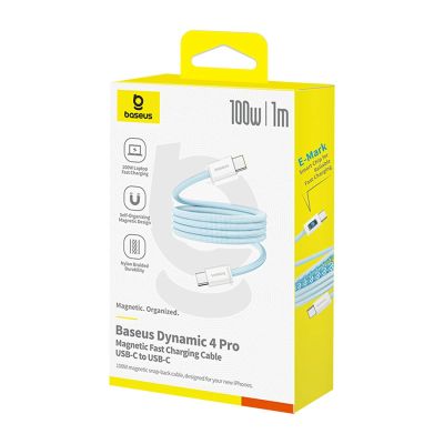 2. Baseus Dynamic 4 Pro 100W USB-C - USB-C Cable 1m - Blue