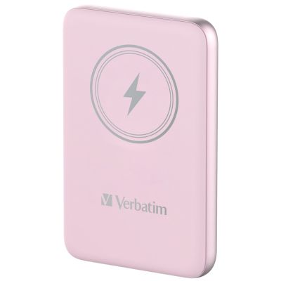Verbatim Charge 'n' Go Lithium Polymer (LiPo) 10000 mAh Wireless Charging Pink