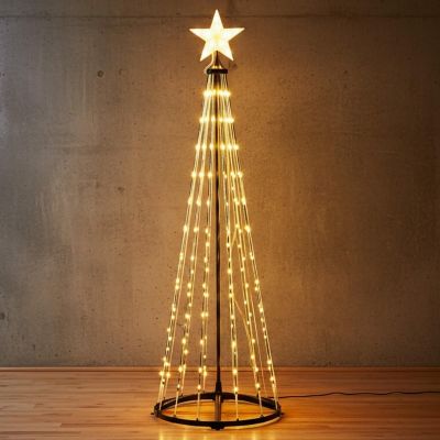 12. DECORATIVE CHRISTMAS TREE 550LED WARM WHITE 300CM BLACK