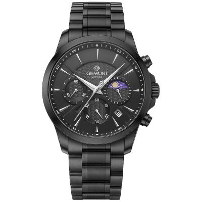 Men's Watch Giewont Chronograph Sapphire Black GW9460-B1