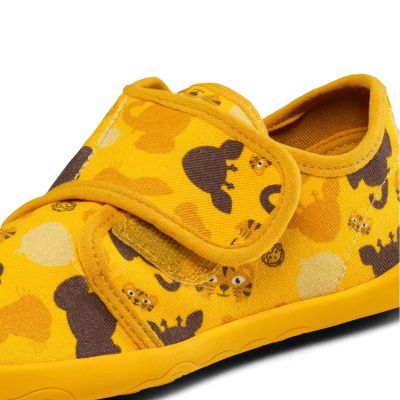 5. Affenzahn barefoot slipper cotton moccasins tiger (01398-10009)
