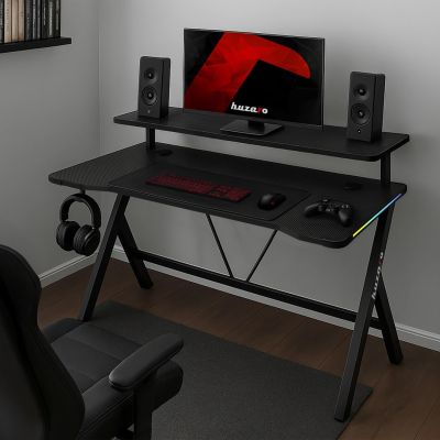 5. Huzaro Hero 1.9 RGB Black Desk