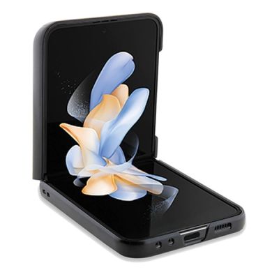 4. Mercedes Leather Urban case for Samsung Galaxy Z Flip 5 - black
