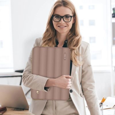 7. Tech-Protect Puffy 15-16" Laptop Bag - Brown