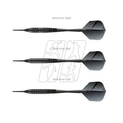 3. Darts Harrows Black Arrow Softip HS-TNK-000013120