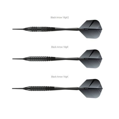 3. Harrows Black Arrow Softip Darts HS-TNK-000013120