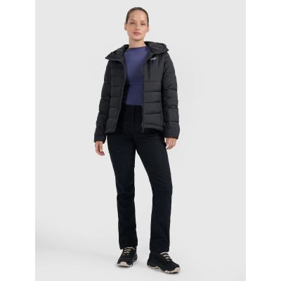 6. Women's down trekking jacket with Primaloft Silver filling 4FRAW25TDJAF0792-20S