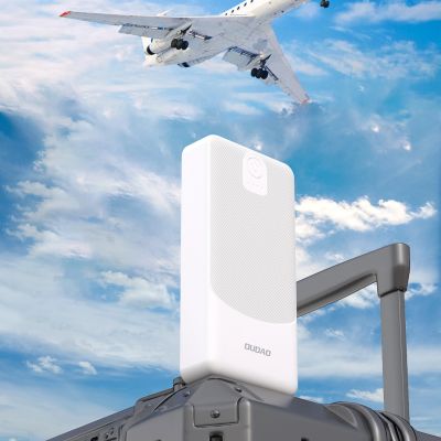 6. Dudao K10Pro Power Bank 2.4A 20000mAh 2 x USB-A - White