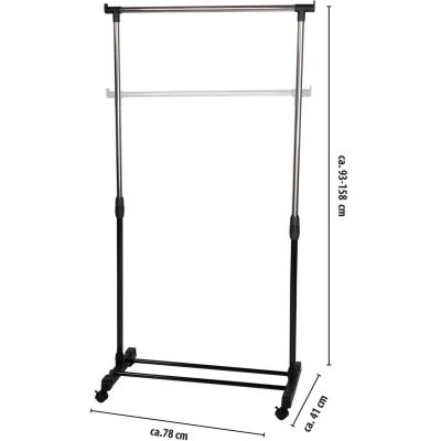 3. WARDROBE DRESSING ROOM HANGER 78x41x93-158CM ALPINA