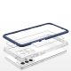 5. Clear 3in1 Case for Samsung Galaxy A73 Frame Cover Gel Blue