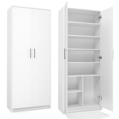 6. OLIV 2D filing cabinet 74x35xH180 white