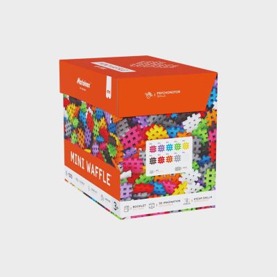 2. Marioinex Mini Waffle building blocks, 500 pieces, pastel
