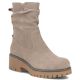 Women’s Beige Ruched Leather Ankle Boots Filippo DBT6402