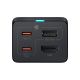 3. Baseus fast charger GaN5 Pro HUB HDMI 2 x USB-C / USB-A / HDMI 4K 30Hz 1.5m black + USB-C cable - USB-C 100W 40Gb/s (USB4) 1m (CCGP110201)