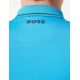 6. BOSS Paul Pro Men's Turquoise/Aqua Slim Fit Polo Shirt (50506203-442)