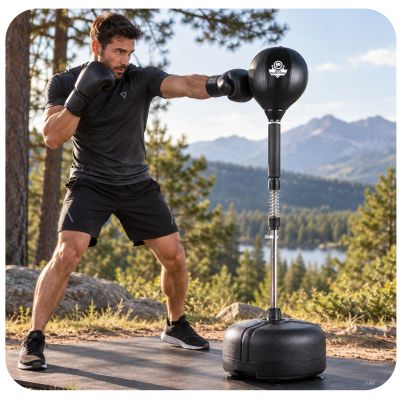 11. Standing boxing ball for adults, adjustable, reflex | DBX BUSHIDO