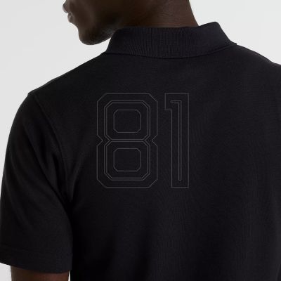 9. New Balance Cotton Pique Polo Shirt M MT51519BK