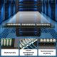 16. Patch panel Extralink EX.9663 (0.5U; cat. 6; 24xRJ-45)