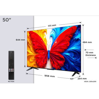 4. 50" TCL 50S5L TV