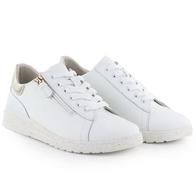 2. Women's white leather sneakers eVento 138