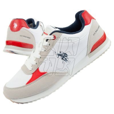 US Polo ASSN trainers. M UP21M48062-WHI-RED01