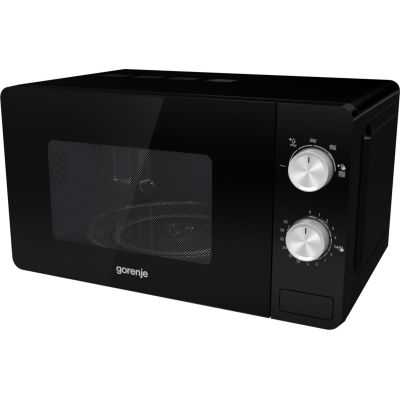 3. Gorenje MO20E1B Freestanding Microwave Oven, 20 L, 800 W, Black