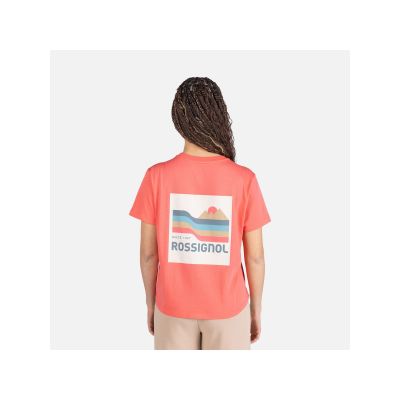 4. ROSSIGNOL W Waterfall Tee Women's T-Shirt, Pink