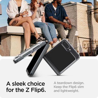 14. Spigen Airskin Case for Samsung Galaxy Z Flip 6 - Clear
