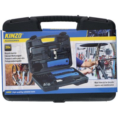 8. KINZO 20-PIECE BIKE REPAIR TOOL KIT
