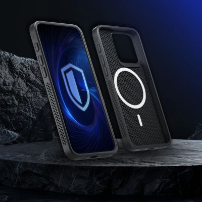 4. 3mk COOLing MagCase Case for Apple iPhone 15 Pro Max - Black