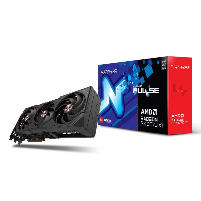 40. graphics card SAPPHIRE PULSE RX 9070 XT GAMING 16GB
