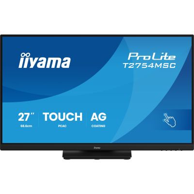 3. iiyama ProLite T2754MSC-B2AG computer monitor 68.6 cm (27") 1920 x 1080 px Full HD LED Touchscreen Multi-user Black