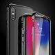 11. Wozinsky Full Magnetic Case Full Body Front and Back Cover with built-in glass for Vivo X60 black-transparent