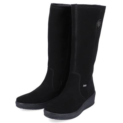 16. Rieker W R237 waterproof nubuck boots lined with sheepskin