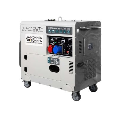 2. Diesel generator KS 9200HDES-1/3 ATSR 230/400V, electric start (EURO V)