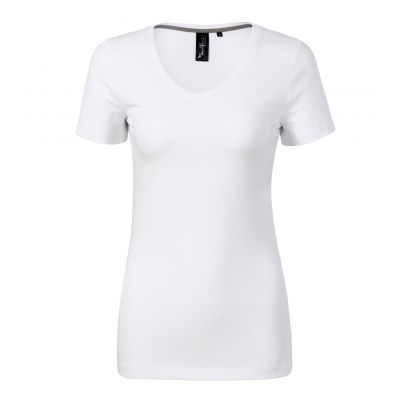 2. Malfini Action V-neck T-shirt W MLI-70100 white