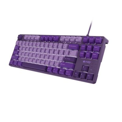 5. FURY KANABO K2 US Gaming Keyboard, White Backlight, Mechanical, Violet