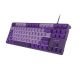 5. FURY KANABO K2 US Gaming Keyboard, White Backlight, Mechanical, Violet