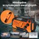 45. Extralink Solar Emergency Radio with Crank Dynamo Powerbank 4000mAh with SOS Flashlight SR-4000 Portable Analog Black, Orange