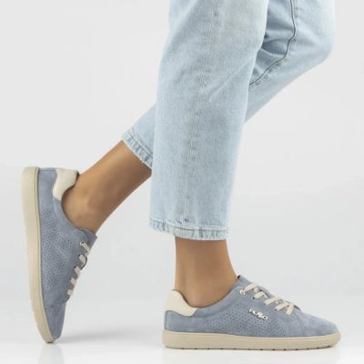 6. Women's blue leather shoes Filippo DP6738