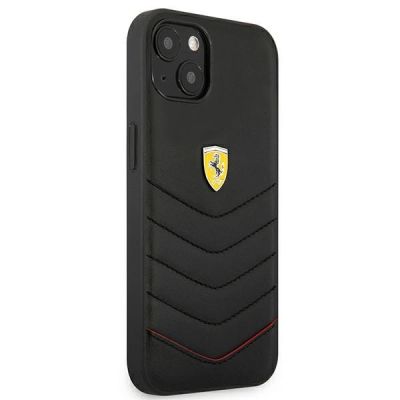 4. Ferrari FEHCP13SRQUK iPhone 13 mini 5.4" black/black hardcase Off Track Quilted