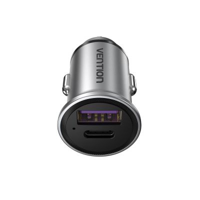 2. Vention USB-A USB-C 30W PD Car Charger