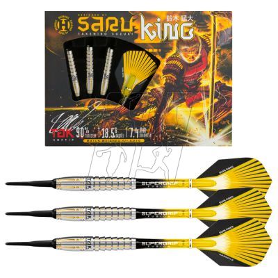 10. Darts Harrows Saru King 90% Softip HS-TNK-000013795