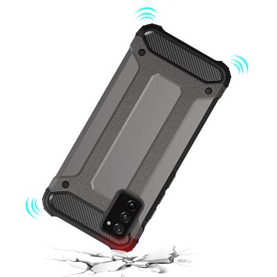 7. Hybrid Armor Case Tough Rugged Cover for Samsung Galaxy A03s black